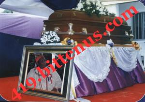 MY FATHER BURIAL